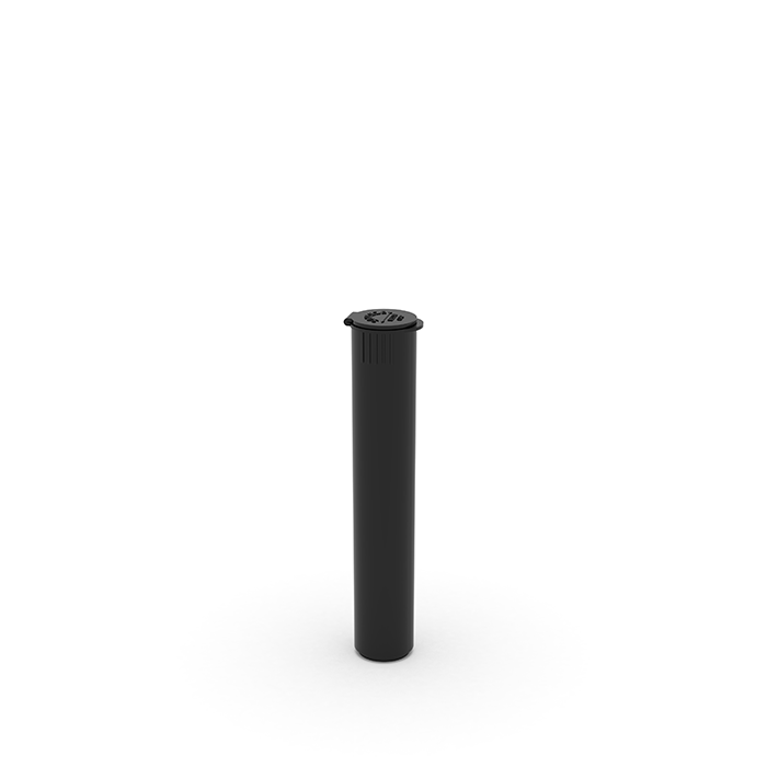 80 mm Opaque Black Child Resistant Pre Roll