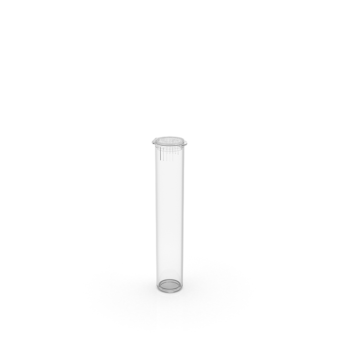 80 mm Transparent Clear Child Resistant Pre Roll
