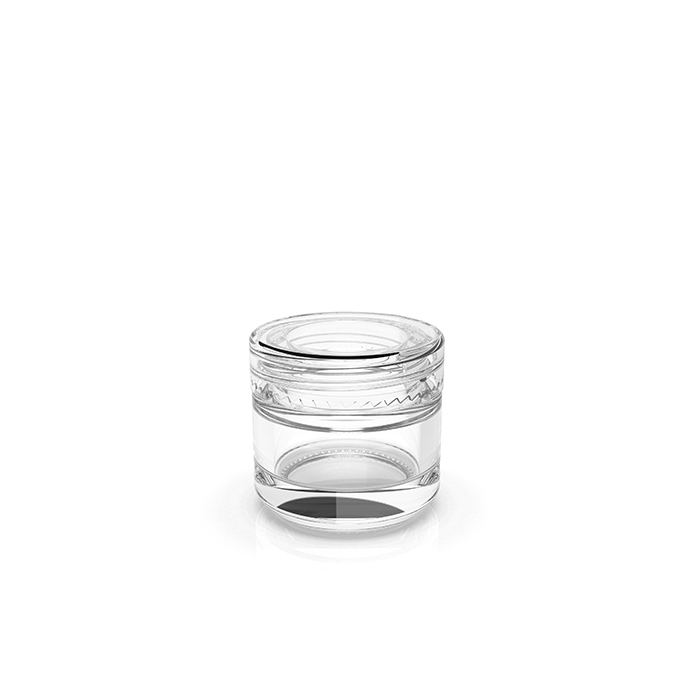 5 ml Glass Concentrate Container With Clear Cap