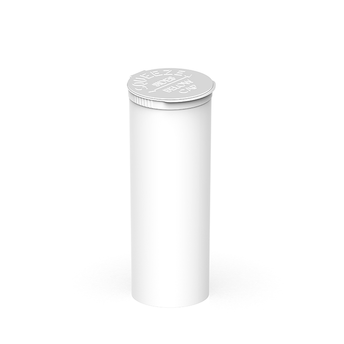 60 Dram Opaque White Child Resistant Pop-Top Bottles