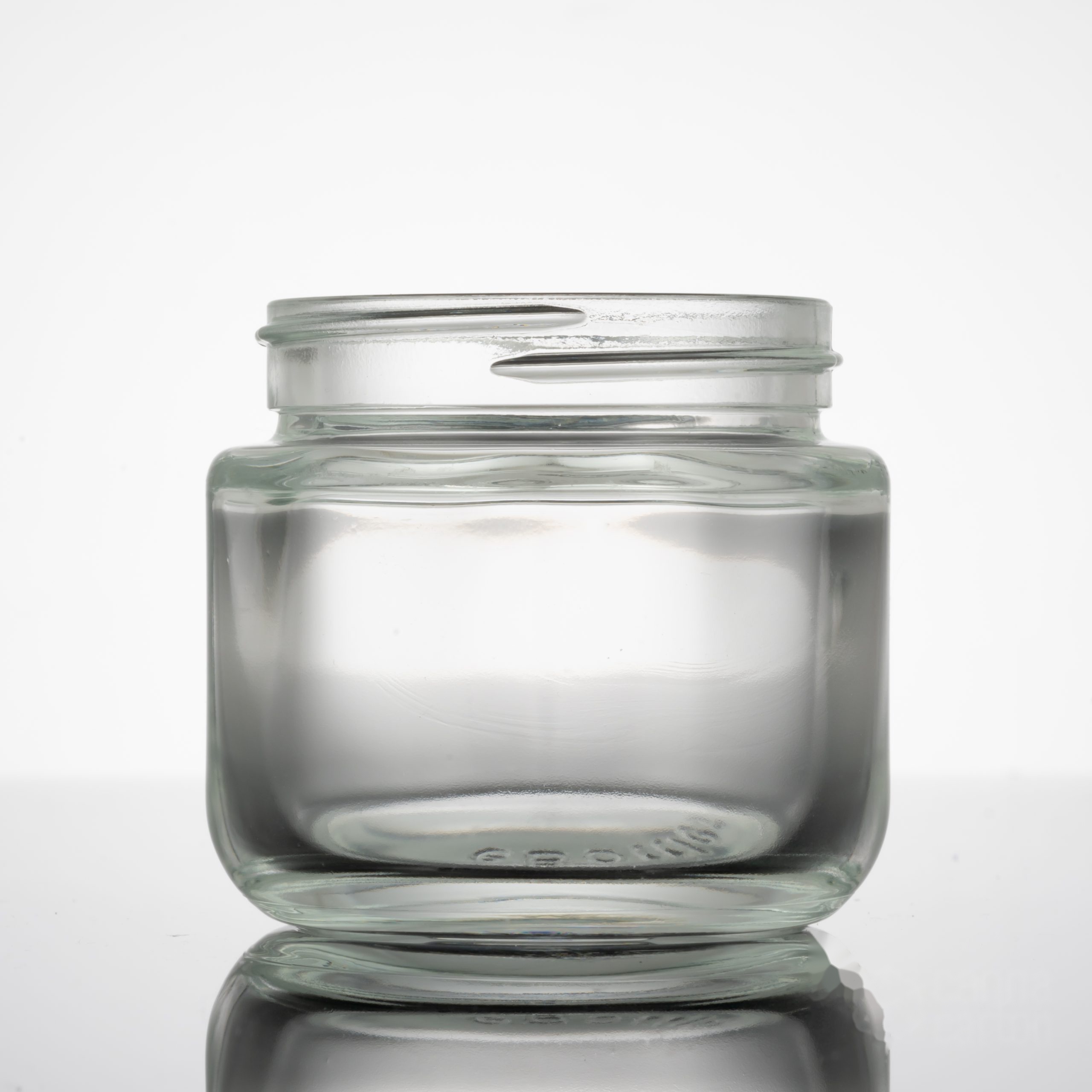 20 dram Round Base Glass Jar – Clear