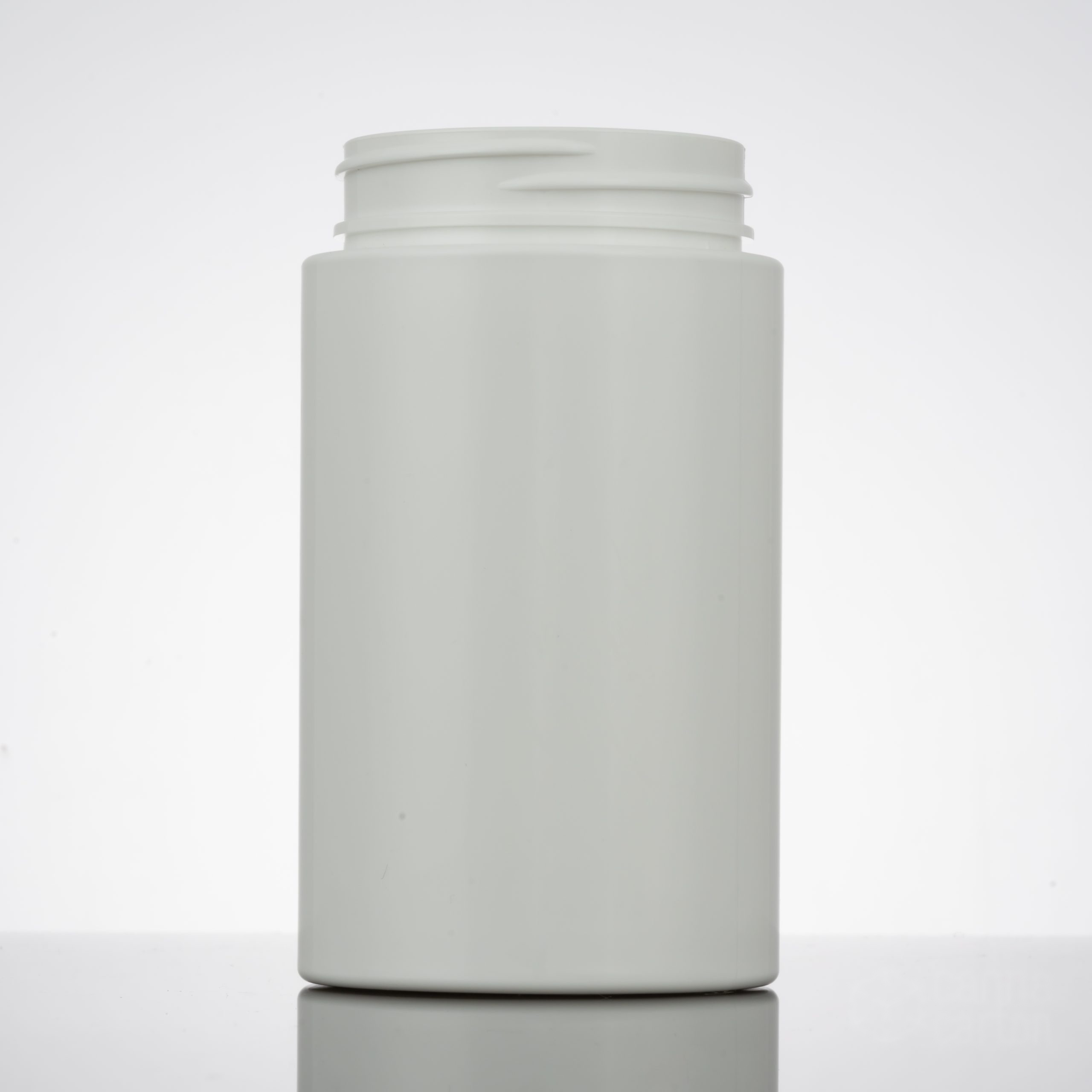 60 dram Straight Sided Plastic Jar – White