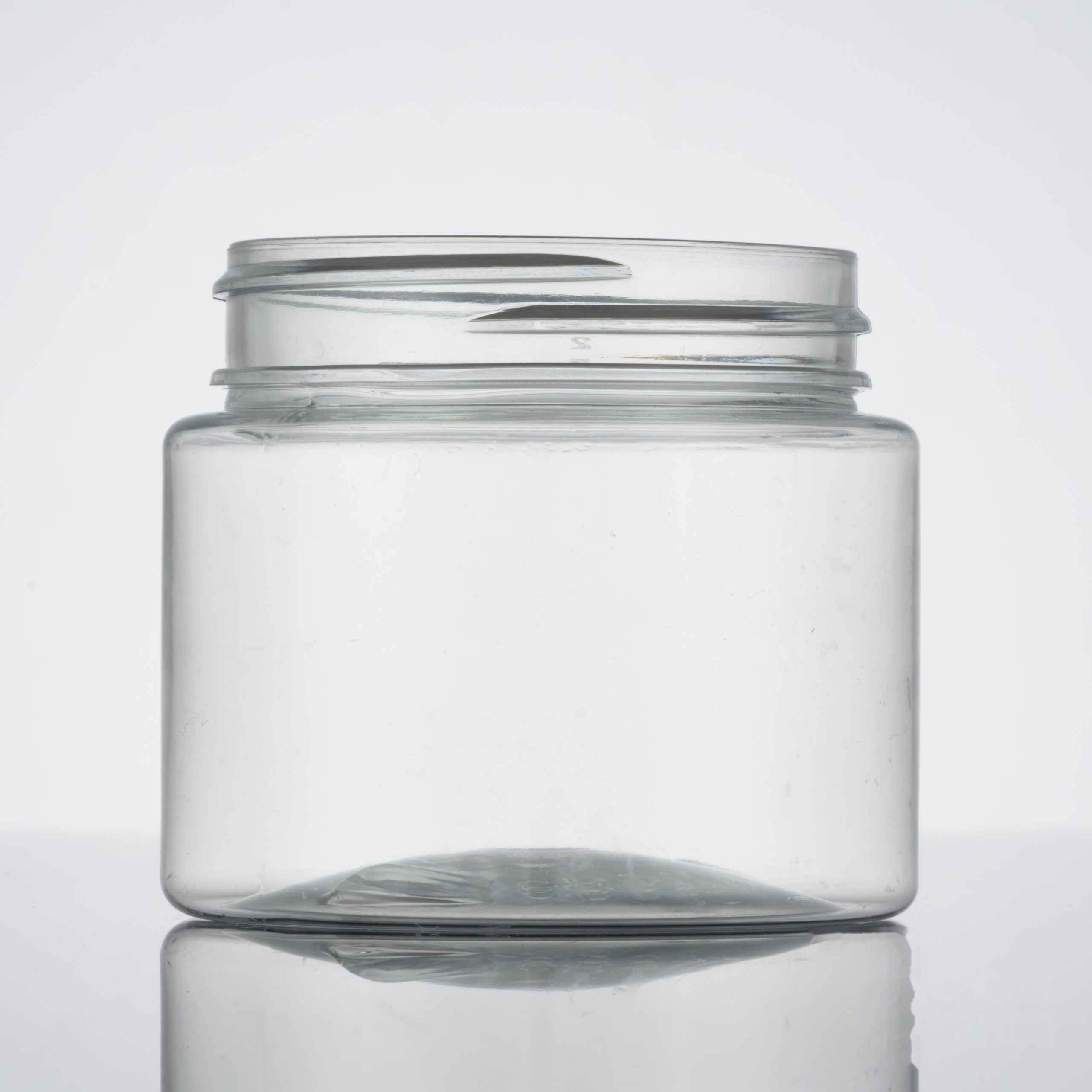 30 dram Straight Sided Plastic Jar – Clear