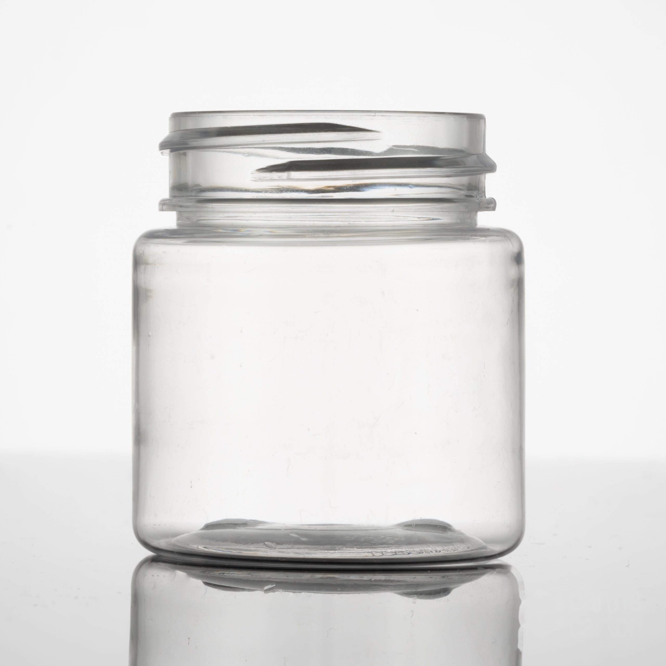 1 gram Straight Sided Plastic Jar – Clear