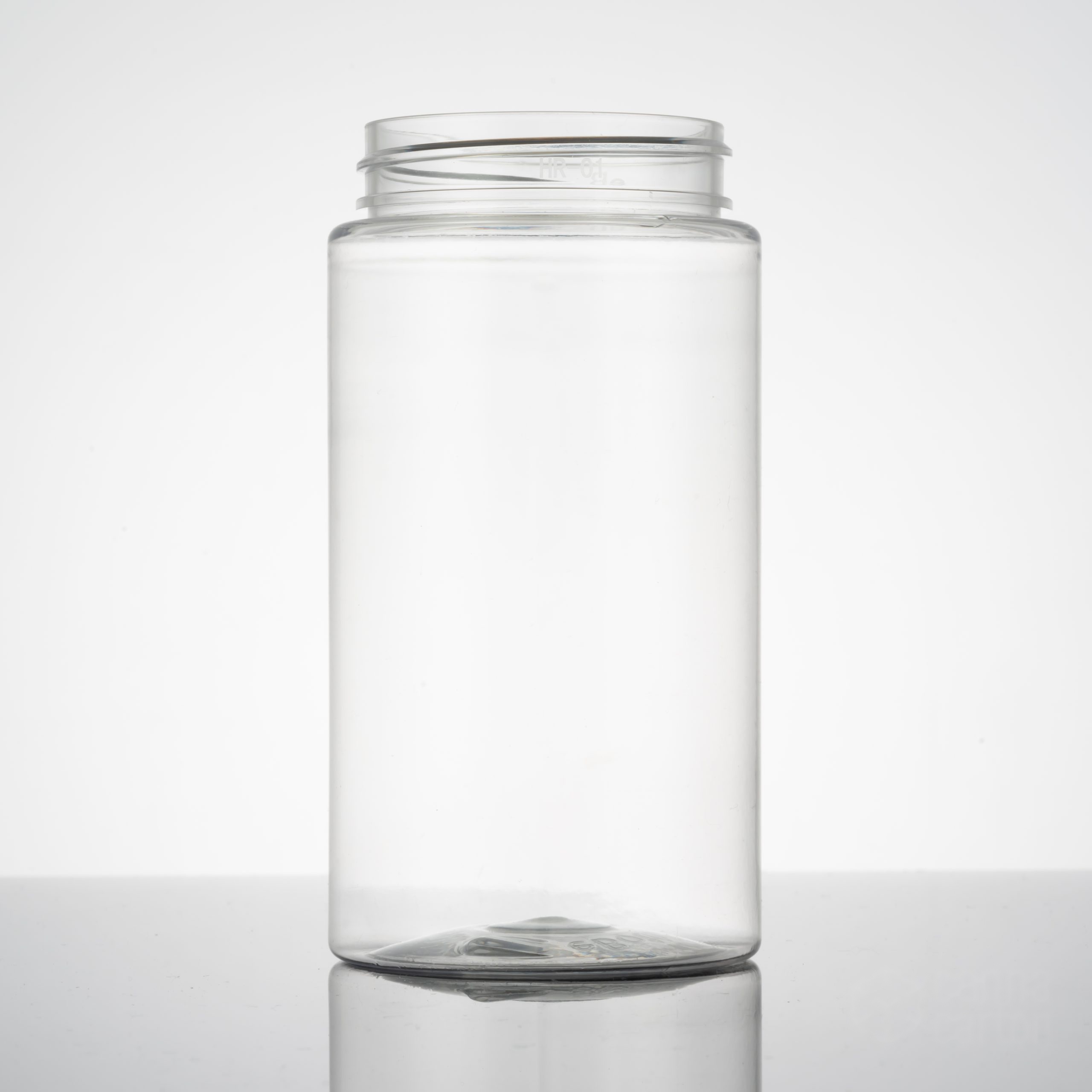80 dram Straight Sided Plastic Jar – Clear