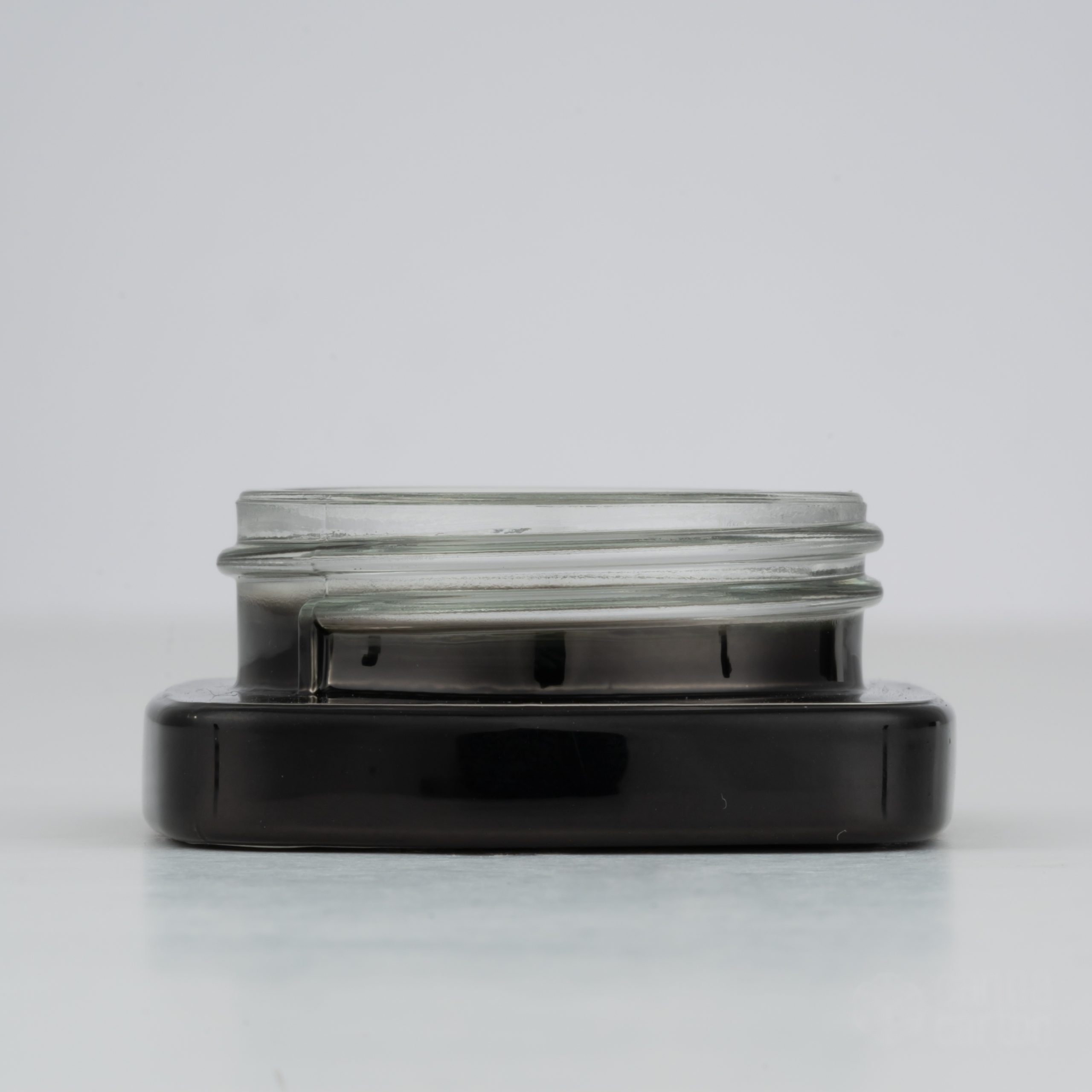 9 ml Square Concentrate Jar – Black