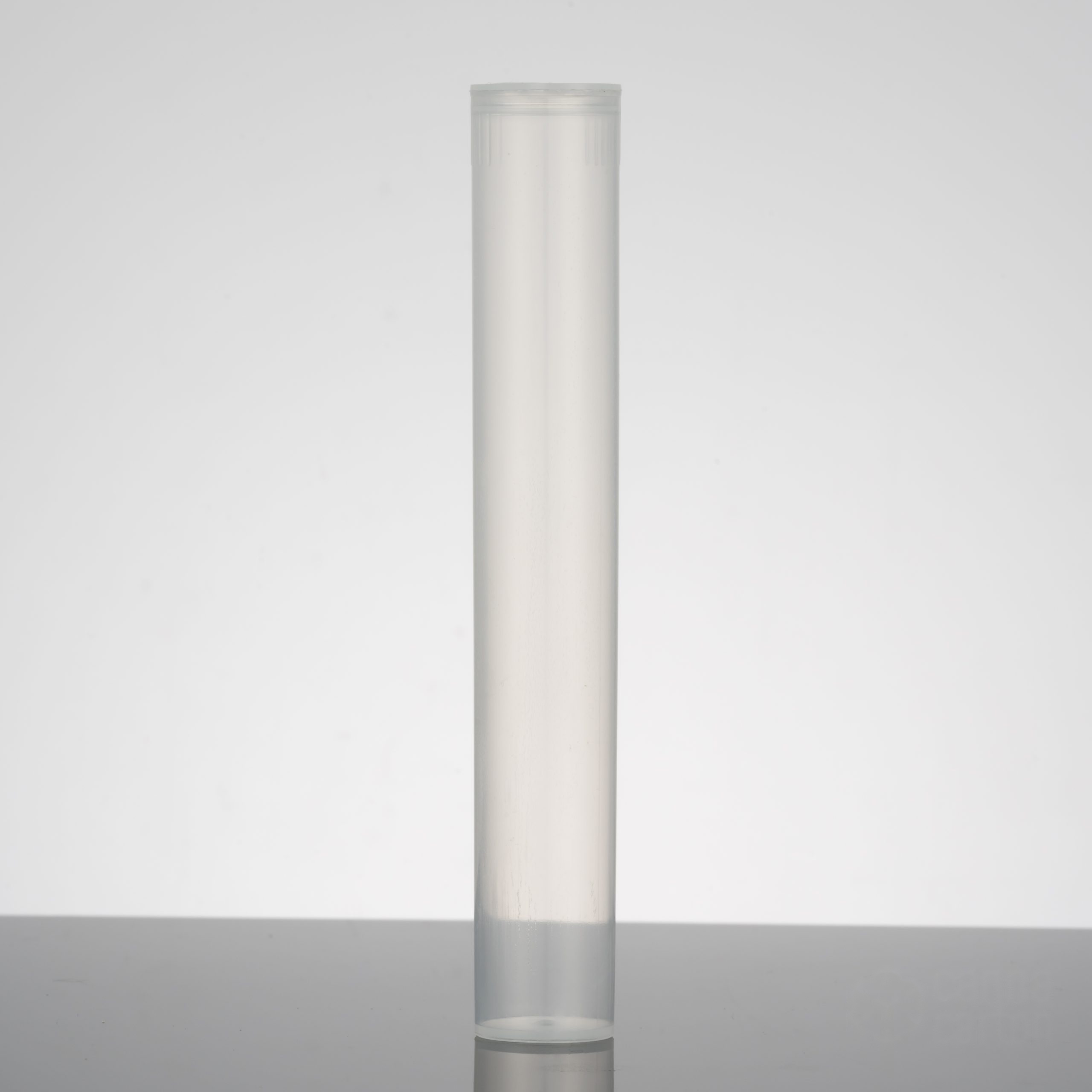120 mm Plastic Pop Top Tube – Clear