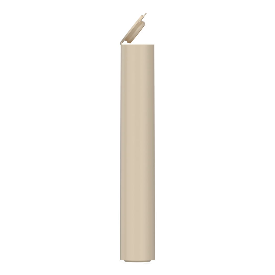 116mm COMPOSTABLE NATURAL TAN TUBE