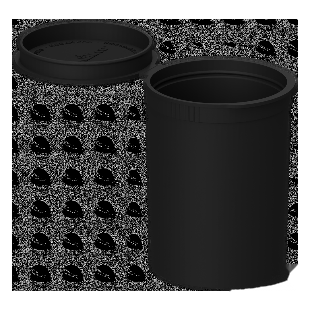 30 Dram Compostable Black Pop Top Tube