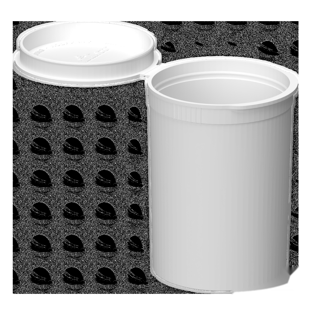 30 Dram Compostable White Pop Top Tube (Copy)